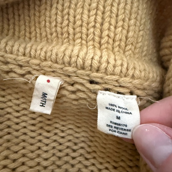 Anthropologie Moth Forever Garden 100% Wool Cardigan - Picture 4 of 4